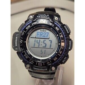Casio Outgear Compass Altimeter Watch SGW1000-1A. New Battery. Does Everything!